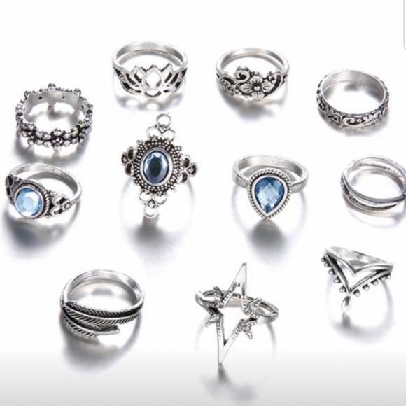 Silver Opal Bohemian Ring - Picture 2 of 3